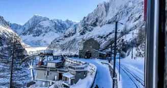 Mer de Glace et train du Montenvers