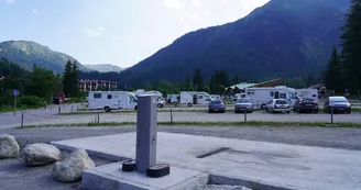 Aire de service camping car d'Argentière